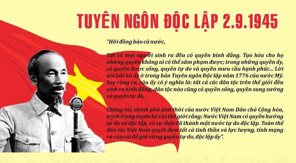Không thể xuyên tạc giá trị của “Tuyên ngôn độc lập”
