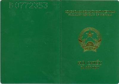 Hình ảnh về hộ chiếu phổ thông Việt Nam