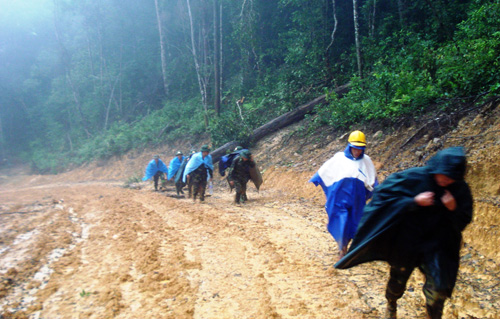 Cắm mốc biên cương mùa giá rét